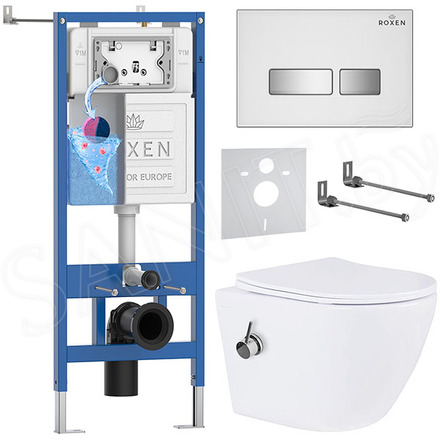 Комплект инсталляции 6 в 1 Roxen StounFix Dual Fresh 962866 с аромадозатором