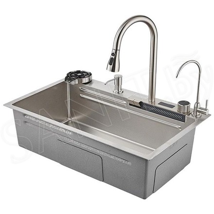 Кухонная мойка Savol S-SC002L со смесителем 8 в 1
