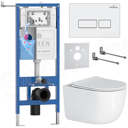 Комплект инсталляции 6 в 1 Roxen StounFix Dual Fresh 964480 с аромадозатором