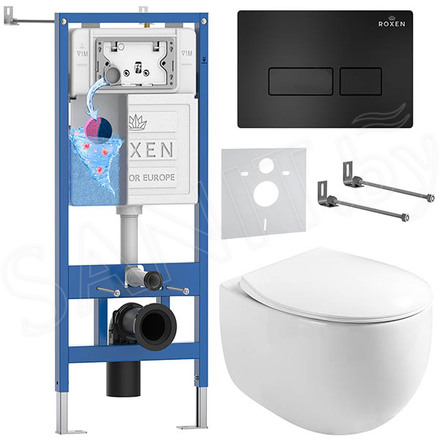 Комплект инсталляции 6 в 1 Roxen StounFix Dual Fresh 964195 с аромадозатором