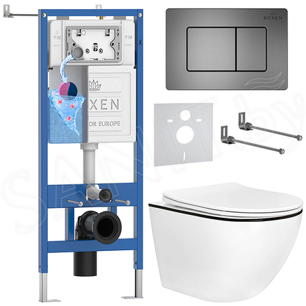 Комплект инсталляции 6 в 1 Roxen StounFix Dual Fresh 964862 с аромадозатором