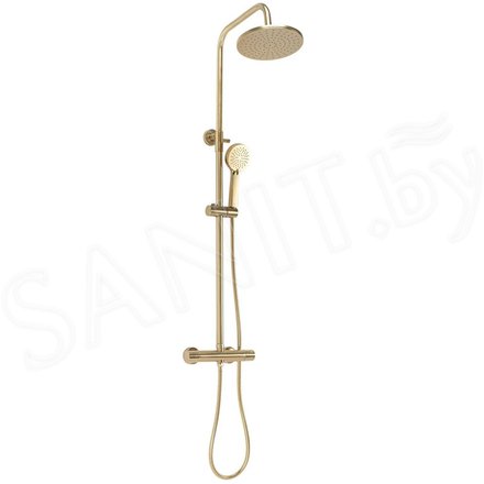 Душевая стойка Rea Parot gold matt REA-P2323 с термостатом