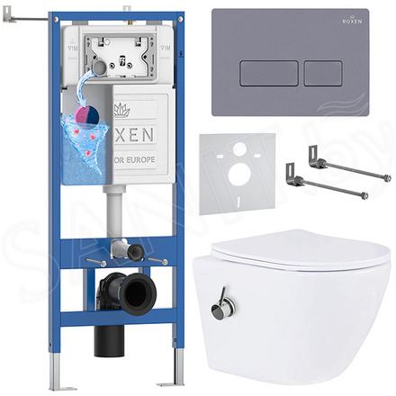 Комплект инсталляции 6 в 1 Roxen StounFix Dual Fresh 966821 с аромадозатором