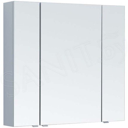 Шкаф-зеркало Aquanet Алвита New 90 / 100 серый