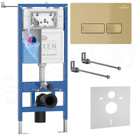 Комплект инсталляции 4 в 1 Roxen StounFix Dual Fresh 968047 с аромадозатором