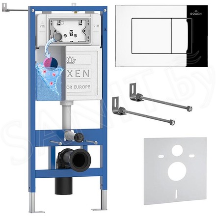 Комплект инсталляции 4 в 1 Roxen StounFix Dual Fresh 969061 с аромадозатором
