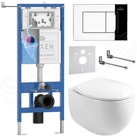 Комплект инсталляции 6 в 1 Roxen StounFix Dual Fresh 969087 с аромадозатором
