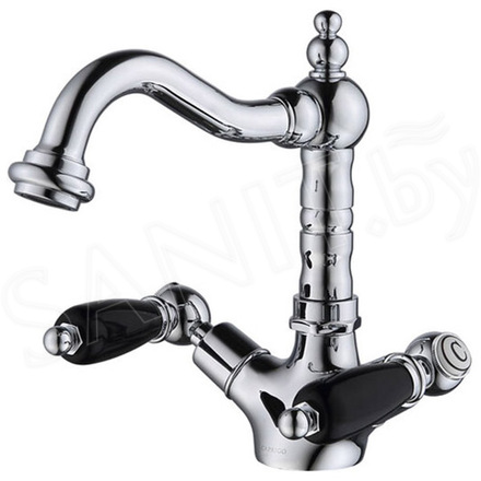 Смеситель для умывальника Caprigo Adria-classic Black Edition 03B-526-CRM