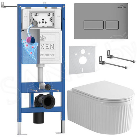 Комплект инсталляции 6 в 1 Roxen StounFix Dual Fresh 968214 с аромадозатором