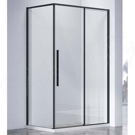 Душевой уголок Vincea Slim-N VSR-4SN 140 прозрачный профиль черный