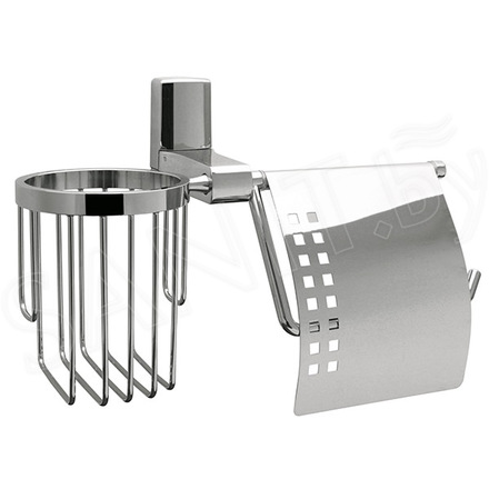 Держатель для туалетной бумаги Wasserkraft Leine K-5059 / K-5059WHITE с держателем для освежителя воздуха