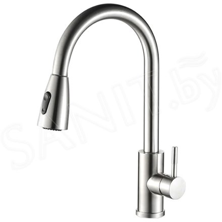 Смеситель для кухонной мойки Haiba HB73304-2 с выдвижным изливом