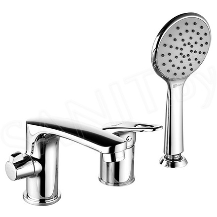 Смеситель на борт ванны Lemark Luna LM4147C