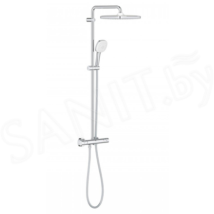 Душевая стойка Grohe Tempesta System 250 Cube 26689001 с термостатом