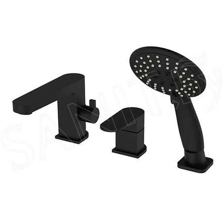 Смеситель на борт ванны Vieir V283532C на 3 отверстия