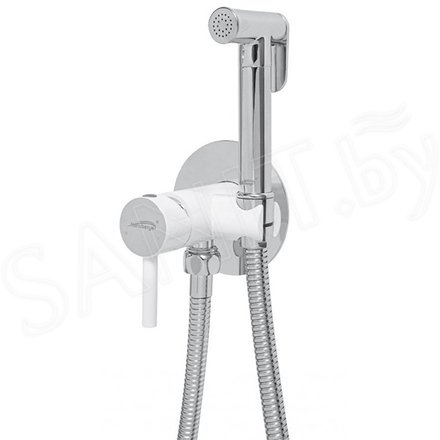 Смеситель встраиваемый Hansberge H3099W с гигиеническим душем