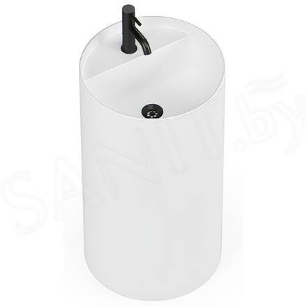 Умывальник Belux Осло 450x800 белый матовый Solid Surface напольный