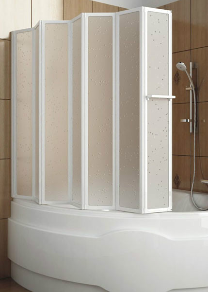 Стеклянная шторка для ванной на заказ по индивидуальным размерам в Санкт-Петербурге